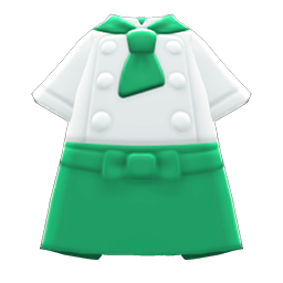 Animal Crossing Items Chef's Outfit Green