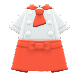 Animal Crossing Items Chef's Outfit Orange