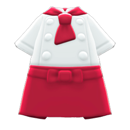 Animal Crossing Items Chef's Outfit Red