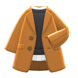 Animal Crossing Items Chesterfield Coat Camel