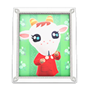 Animal Crossing Items Chevre'S Photo White