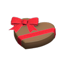 Animal Crossing Items chocolate heart Red