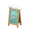 Animal Crossing Items Switch Cinnamoroll signage