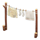 Animal Crossing Items Clothesline Well-used