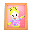 Animal Crossing Items Clyde'S Photo Natural Wood