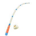 Animal Crossing Items Colorful Fishing Rod White