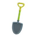 Animal Crossing Items Colorful Shovel Black