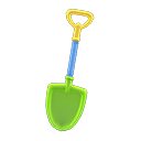 Animal Crossing Items Colorful Shovel Green