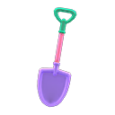 Animal Crossing Items Colorful Shovel Purple