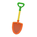 Animal Crossing Items Colorful Shovel Red