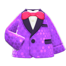 Animal Crossing Items Comedian's Outfit Purple