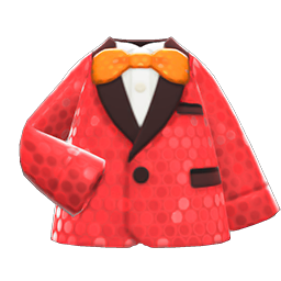 Animal Crossing Items Comedian's Outfit Red