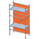 Animal Crossing Items Construction scaffolding Orange Plastic sheet