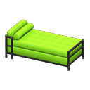 Animal Crossing Items Cool bed Lime Fabric color Black