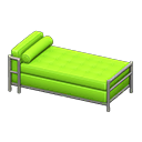 Animal Crossing Items Cool bed Lime Fabric color Silver