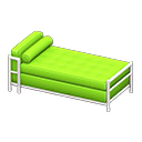 Animal Crossing Items Cool bed Lime Fabric color White