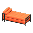 Animal Crossing Items Cool bed Orange Fabric color Black