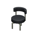 Animal Crossing Items Cool chair Black Fabric color Silver