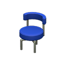 Animal Crossing Items Cool chair Blue Fabric color Silver