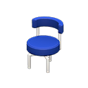 Animal Crossing Items Cool chair Blue Fabric color White