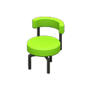 Animal Crossing Items Cool chair Lime Fabric color Black