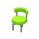 Animal Crossing Items Cool chair Lime Fabric color Silver