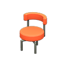 Animal Crossing Items Cool chair Orange Fabric color Silver