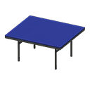 Animal Crossing Items Cool dining table Blue Tabletop color Black