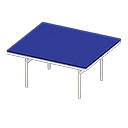 Animal Crossing Items Cool dining table Blue Tabletop color White