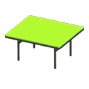 Animal Crossing Items Cool dining table Lime Tabletop color Black