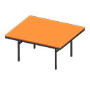 Animal Crossing Items Cool dining table Orange Tabletop color Black