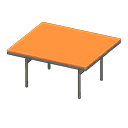 Animal Crossing Items Cool dining table Orange Tabletop color Silver