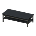 Animal Crossing Items Cool low table Black Tabletop color Black