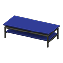 Animal Crossing Items Cool low table Blue Tabletop color Black