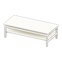 Animal Crossing Items Cool low table White Tabletop color White