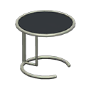 Animal Crossing Items Cool side table Black Tabletop color Silver