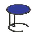 Animal Crossing Items Cool side table Blue Tabletop color Black