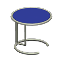 Animal Crossing Items Cool side table Blue Tabletop color Silver