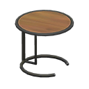 Animal Crossing Items Cool side table Brown Tabletop color Black