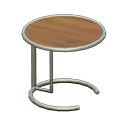 Animal Crossing Items Cool side table Brown Tabletop color Silver