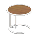 Animal Crossing Items Cool side table Brown Tabletop color White