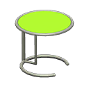 Animal Crossing Items Cool side table Lime Tabletop color Silver