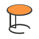 Animal Crossing Items Cool side table Orange Tabletop color Black