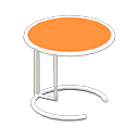 Animal Crossing Items Cool side table Orange Tabletop color White