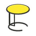 Animal Crossing Items Cool side table Yellow Tabletop color Black