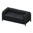 Animal Crossing Items Cool sofa Black Fabric color Black