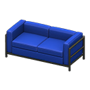 Animal Crossing Items Cool sofa Blue Fabric color Black