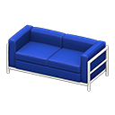 Animal Crossing Items Cool sofa Blue Fabric color White