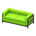 Animal Crossing Items Cool sofa Lime Fabric color Black