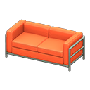 Animal Crossing Items Cool sofa Orange Fabric color Silver